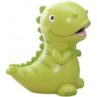 [아마존베스트]WAIT FLY 7.5 x 7.5 Inches Lovely Green Dinosaur Shaped Large Size Resin Piggy Bank Coin Bank Money Bank Best Christmas Birthday Gifts for Kids Boys Girls Home Decoration