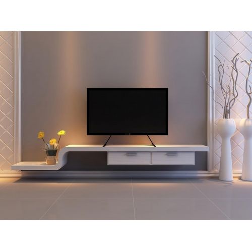  [아마존 핫딜] [아마존핫딜]WALI Universal TV Stand Table Top for Most 22 to 65 inch LCD Flat Screen TV, VESA up to 800 by 400mm (TVS001), Black