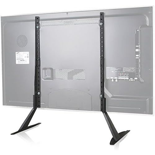  [아마존베스트]WALI Universal TV Stand Table Top for Most 22 to 65 inch LCD Flat Screen TV, VESA up to 800 by 400mm (TVS001), Black