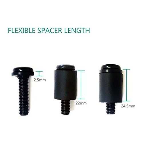  [아마존베스트]WALI Universal TV Mounting Hardware Kit Set Includes M4 M5 M6 M8 TV Screws and Spacer Fit Most TVs up to 80 inch (UVSP), Black