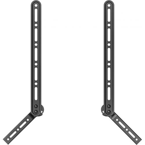  WALI Sound Bar Mount Bracket, for Mounting Above or Under TV, with Adjustable 3 Angled Extension Arm, Fits Most 23 to 65 Inch TVs, up to 33 lbs (SBR202)