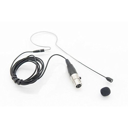  [WALLER PAA] Over The Ear Headset Microphone for Shure Beltpack Wireless Systems TA4F - Black