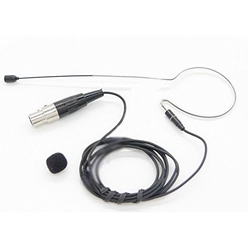  [WALLER PAA] Over The Ear Headset Microphone for Shure Beltpack Wireless Systems TA4F - Black