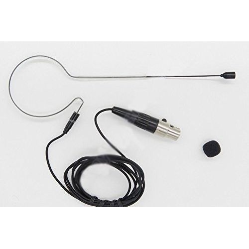  [WALLER PAA] Over The Ear Headset Microphone for Shure Beltpack Wireless Systems TA4F - Black