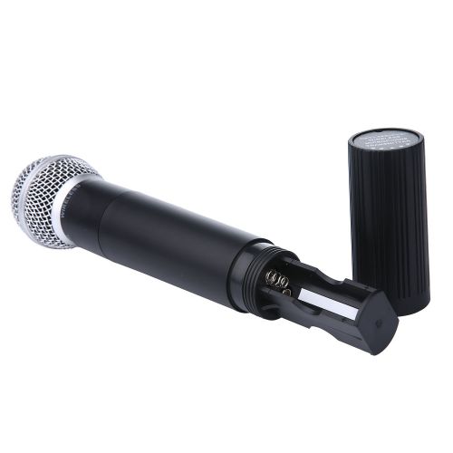  [WALLER PAA] Pro Dual WIRELESS CORDLESS MICROPHONE SYSTEM & WIRELESS UT4 TYPE MIC for SHURE