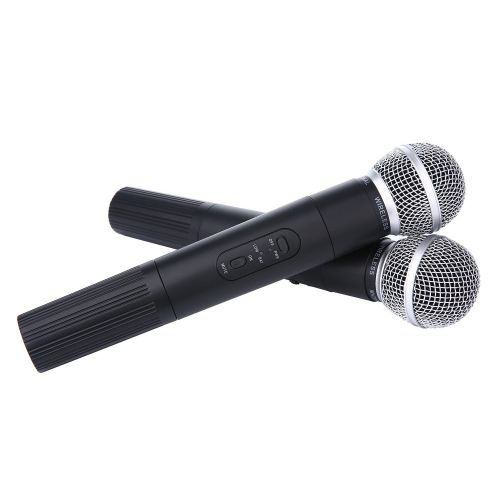  [WALLER PAA] Pro Dual WIRELESS CORDLESS MICROPHONE SYSTEM & WIRELESS UT4 TYPE MIC for SHURE