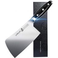 Wallop Chopper Knife 6, Meat Cleaver Butcher Knife for Bone - high carbon stainless steel - Full Tang Pakkawood Handle - BLACK HAWK SERIES with gift box