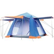 WALNUTA Camping Tent Outdoor 4-6 Person Double Outdoor Camping Tent Outdoor Tent Cold Winter Fishing Tent (Color : A, Size : 240 * 240 * 185cm)