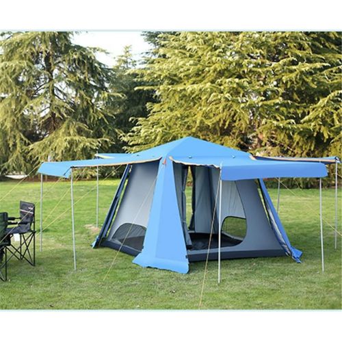  WALNUTA Camping Tent Outdoor 4-6 Person Double Outdoor Camping Tent Outdoor Tent Cold Winter Fishing Tent (Color : A, Size : 240 * 240 * 185cm)