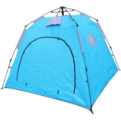  WALNUTA Winter Fishing Tent Outdoor Ice Fishing Automatic Tent Windproof Large Space Thick Cotton Warm Tent (Color : C, Size : 210x210x170cm)