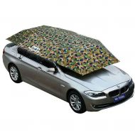 WANGMC Semi-Automatic Car Awning Tent Cloth Parasol Universal Windshield Car Car Tent
