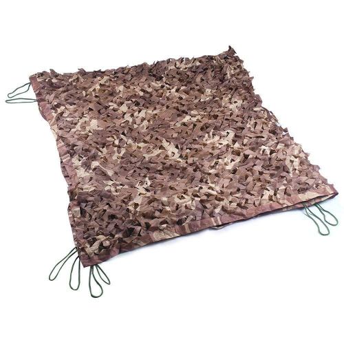  WANGZI Outdoor Camouflage net Sunscreen Net,Camo Netting,Shade Mesh,Sun Awning,Canopies Tent Tarp Sails，Suitable for Military Hidden Hunting,Desert Light Color,Multiple Sizes Jungl