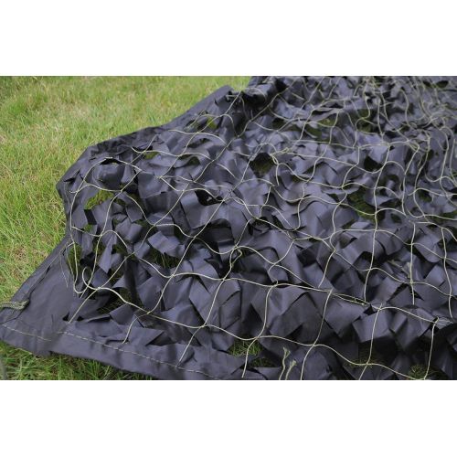  WANGZI Outdoor camouflage net Camo Netting for Kids，Black Camouflag Net，Increase the Reinforcement Net，Suitable For Army Shade Military Hunting Shooting Range Camping Outdoor Hide Covered