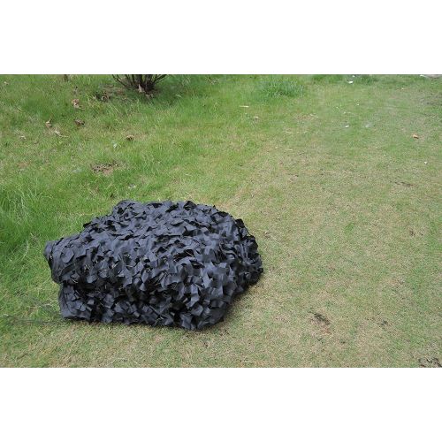 WANGZI Outdoor camouflage net Camo Netting for Kids，Black Camouflag Net，Increase the Reinforcement Net，Suitable For Army Shade Military Hunting Shooting Range Camping Outdoor Hide Covered