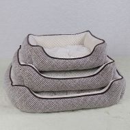 WANK Canvas Soft Pet Dog Cat Bed for Small Medium Bed House Cushion With Removable Pet Mat Nest Washable
