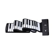 WANQY Musical instrument Portable Piano- 88 Keys Flexible Roll Up Piano Electronic Soft Keyboard Piano Silicone Rubber Keyboard Send A Sustain Pedal