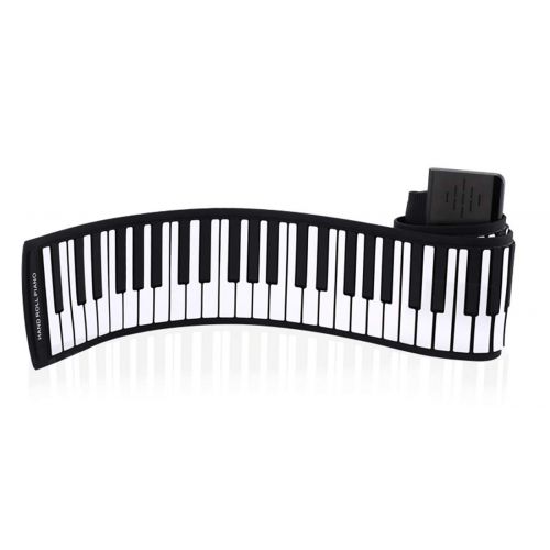  WANQY Musical instrument Portable Piano- 88 Keys Flexible Roll Up Piano Electronic Soft Keyboard Piano Silicone Rubber Keyboard Send A Sustain Pedal