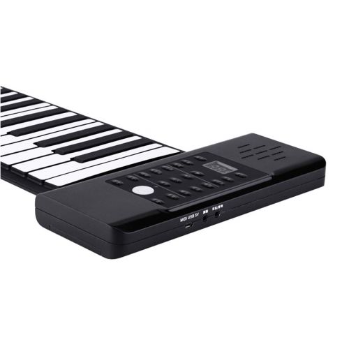  WANQY Musical instrument Portable Piano- 88 Keys Flexible Roll Up Piano Electronic Soft Keyboard Piano Silicone Rubber Keyboard Send A Sustain Pedal