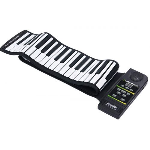  WANQY Musical instrument Portable Piano- 88 Keys USB Flexible Thicken Piano Electronic Soft Keyboard Piano Silicone Rubber Keyboard Send A Sustain Pedal