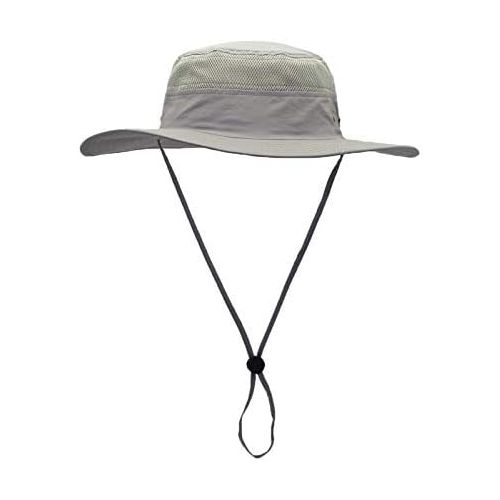  [아마존베스트]Wanying Womens Mens Outdoor Bucket Hat Fisherman Hat Bush Hats with Chin Strap Breathable Quick Drying Sun Protection for Head Circumference 56-60 cm