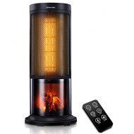 WARMLREC Space Heater Electric Portable PTC Fast Heating Ceramic For Bedroom Office Indoor Use