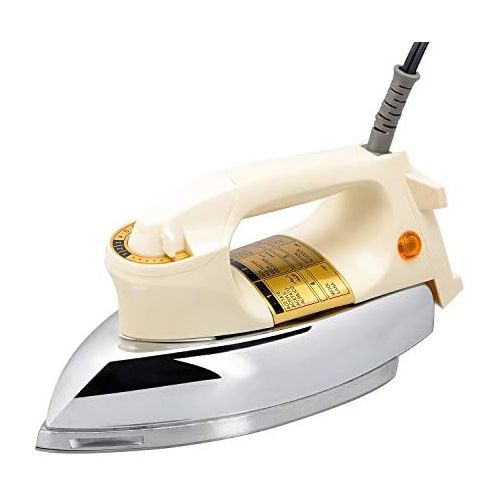  [아마존베스트]WASING Classic Dry Iron for Industry and Household Usage Upgraded Mirror Stainless Steel Soleplate Without Steam 1000W