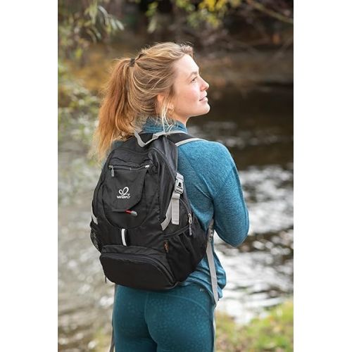  WATERFLY Small Lightweight Packable Backpack: 20l Ultra Light Foldable Travel Hiking Camping Daypack Day Pack for Man Woman