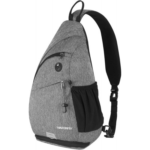  WATERFLY Sling Backpack Sling Bag Crossbody Daypack Casual Backpack Chest Bag Rucksack…