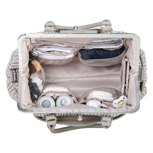  WAVERLY Waverly Baby by Trend Lab Strands Sterling Framed Diaper Bag