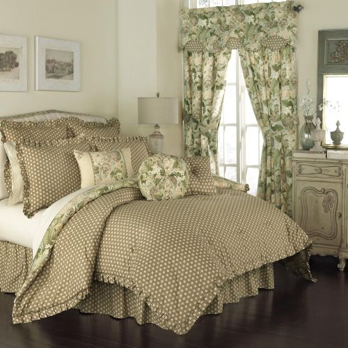  WAVERLY Garden Glory Comforter Collection, 110x96, Mist