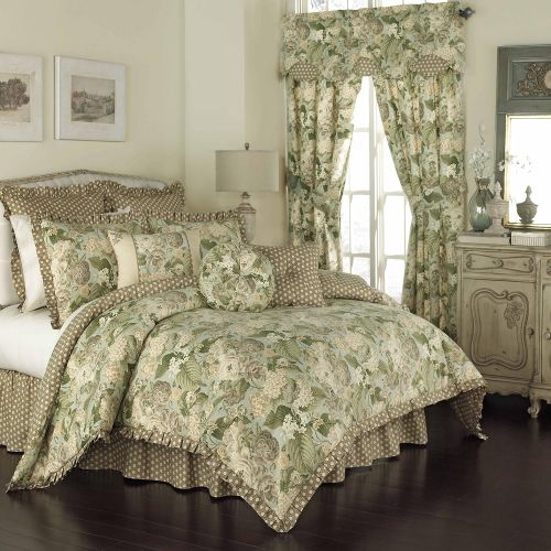  WAVERLY Garden Glory Comforter Collection, 110x96, Mist