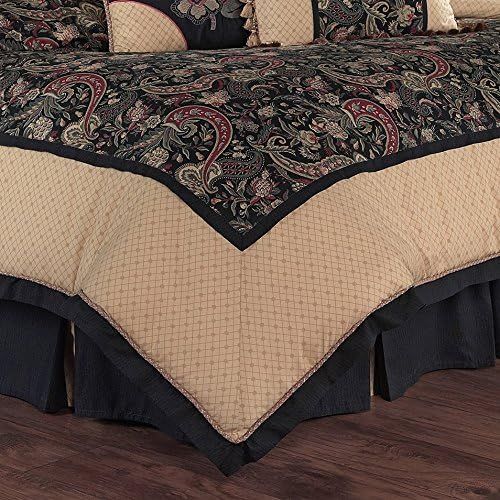  WAVERLY 14560BEDDKNGJWL Rhapsody 110-Inch by 96-Inch 4 Piece King Comforter Set, Jewel