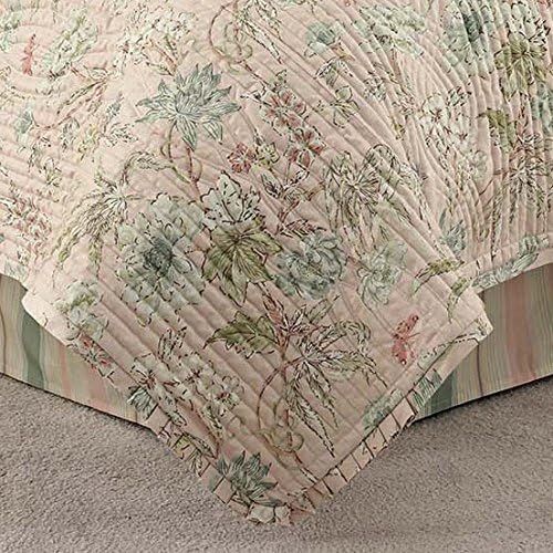  WAVERLY Cape Coral Cotton Quilt Set, Queen