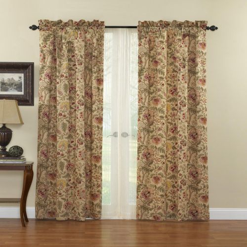  WAVERLY Imperial Dress Window Curtain, 84x52, Porcelain