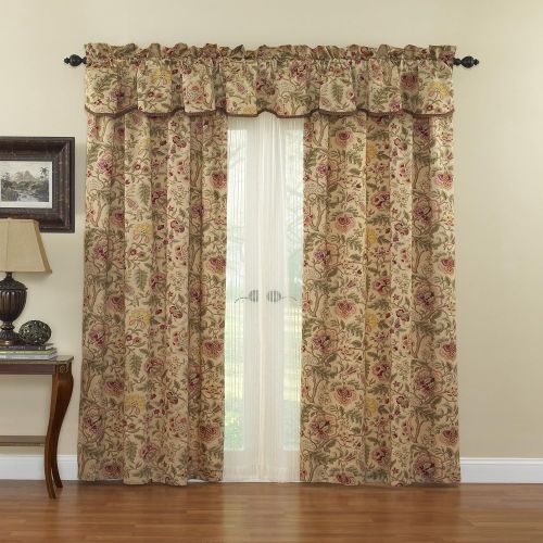  WAVERLY Imperial Dress Window Curtain, 84x52, Porcelain