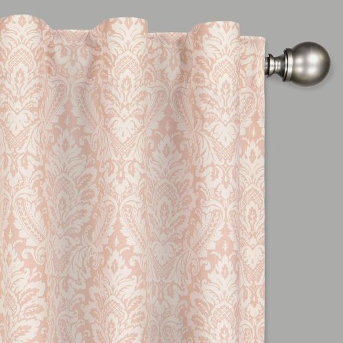  WAVERLY Waverly 15421052084CRF Donnington 52-Inch by 84-Inch Damask Single Window Curtain Panel, Cornflower