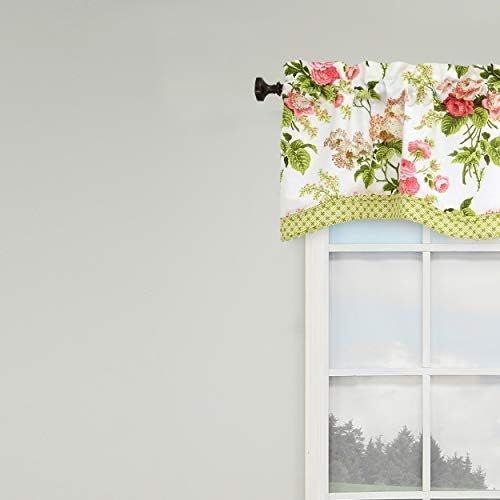  WAVERLY Emmas Garden Window Valance, 52x18, Blossom
