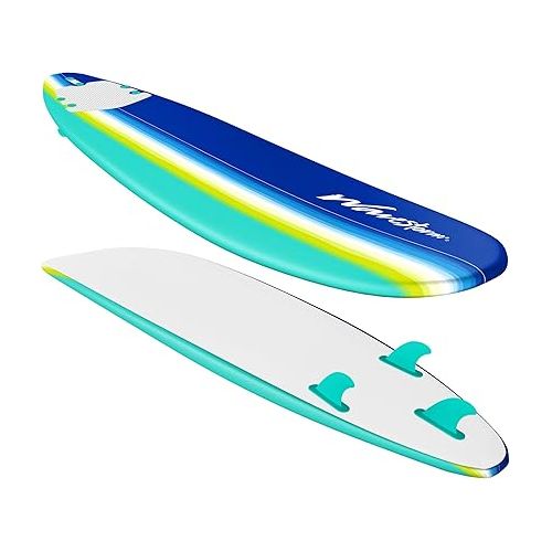  WAVESTORM 8ft Premium Classic Longboard Surfboard