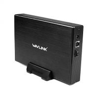 [아마존 핫딜]  [아마존핫딜]WAVLINK USB 3.0 auf externes SATA III 3.5-Festplattengehause fuer 3,5-SATA-Festplattenlaufwerke und SSD-Festplatten [Unterstuetzt UASP- und 8-TB-Laufwerke]