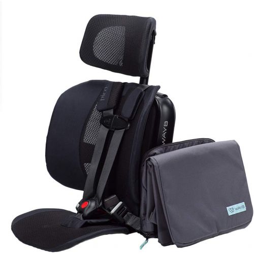  WAYB Pico Travel Car Seat with Carrying Bag - Lightweight, Portable, Foldable - Perfect for Airplanes, Rideshares, and Road Trips - Forward Facing for Kids 22-50 lbs. and 30-45”