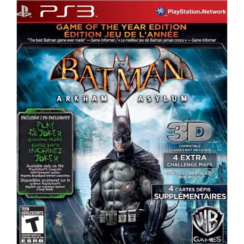  [아마존베스트]WB Games Batman: Arkham Asylum (Game of The Year Edition) - Playstation 3