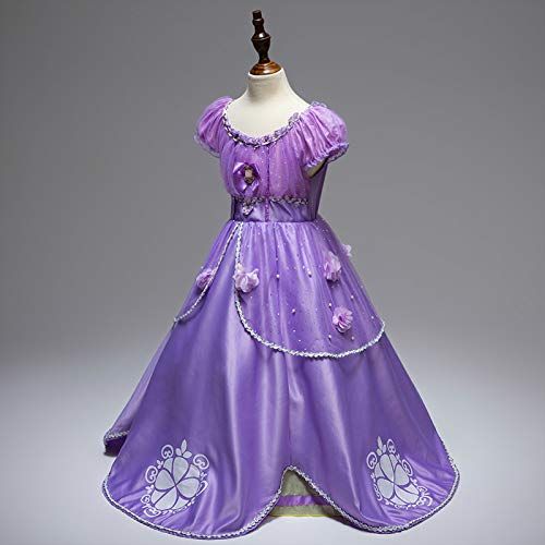  WCF Girls Princess Sofia Dress up Costume Cosplay Fancy Party Dress