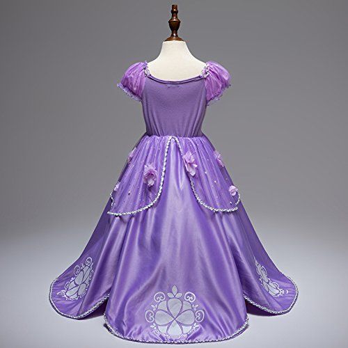  WCF Girls Princess Sofia Dress up Costume Cosplay Fancy Party Dress