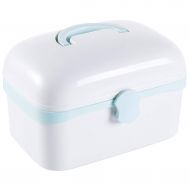 WCJ Household Medicine Box Medicine Storage Box Portable Blue Medical Box (Size : S)