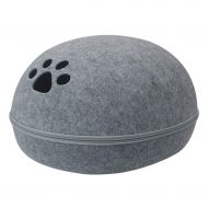 WCJ Gray Four Seasons Universal Cat Nest Winter Warm Eggshell Shape Pet Supplies
