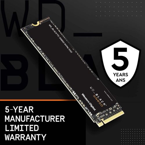  [무료배송]WD_BLACK 1TB SN850 NVMe Internal Gaming SSD Solid State Drive - Gen4 PCIe, M.2 2280, 3D NAND, Up to 7,000 MB/s - WDS100T1X0E