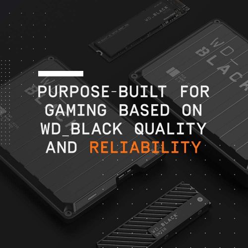  WD_BLACK 500GB P50 Game Drive SSD - Portable External Solid State Drive, Compatible with Playstation, Xbox, PC, & Mac, Up to 2,000 MB/s - WDBA3S5000ABK-WESN
