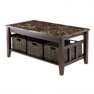 WE Winsome Wood 76337 Zoey Occasional Table, Chocolate