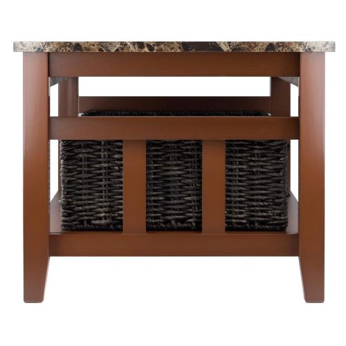  WE Winsome Wood 76337 Zoey Occasional Table, Chocolate