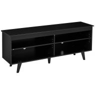 WE Furniture AZ58SCCBL TV Console, 58, Black